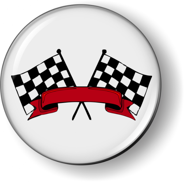 Racing Flags Emblem